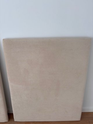 Cabecero de cama 90cm beige