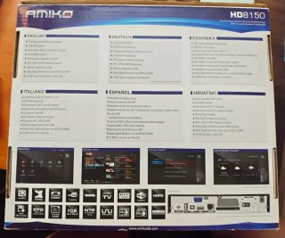 Receptor Satélite Full HD Amiko HD8150