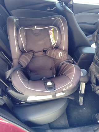 Silla de coche giratoria para bebé