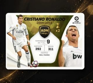 Cromo Cristiano Ronaldo La Liga 2009-2018