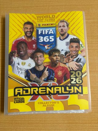 Álbum Panini FIFA 365 Adrenalyn XL 2026 +cartas