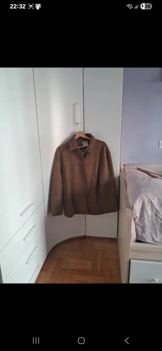Cazadora ante marrón Talla M