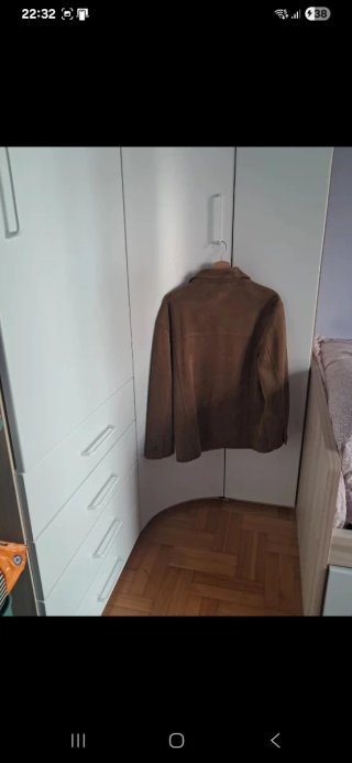 Cazadora ante marrón Talla M