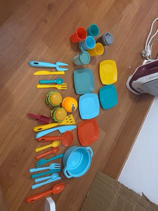 Juego de utensilios de cocina para niños