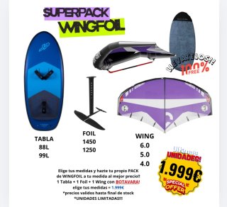 Superpack Wingfoil JP + Takoon + Wing