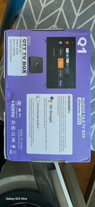 Q1 Android 14.0 TV Box Allwinner H313