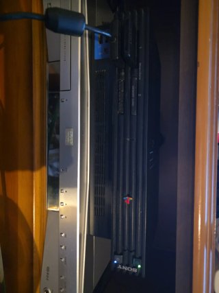 Consola Sony PS2 Fat Negra