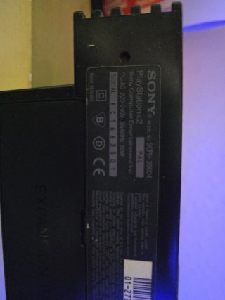 Consola Sony PS2 Fat Negra