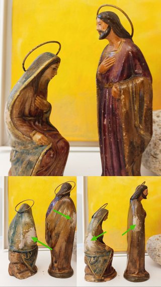 Figuras Belén. Terracota. S.XX