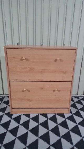 Mueble zapatero de madera