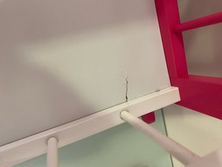 Cuna de madera para muñecos