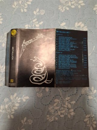 Metallica - Black Album Cassette Uruguay 1991.