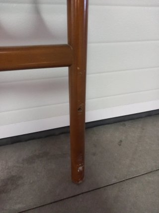 Cabezal cama antiguo madera 90