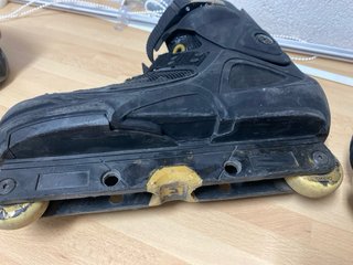 Patines en línea, casco Bell y bolsa de regalo