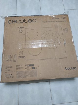 Placa Vitrocerámica Cecotec Bolero Squad V 3001