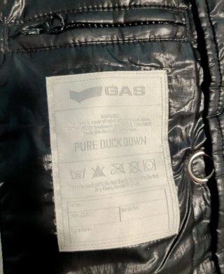 Chaleco acolchado GAS negro