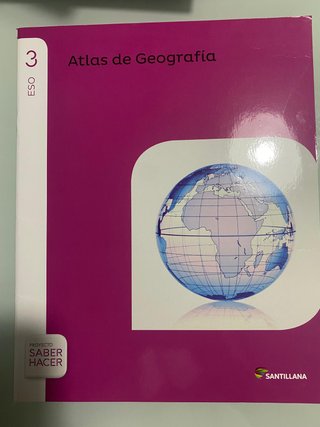 Geografía 3oESO Santillana Aragón+Atlas–Saber Hace