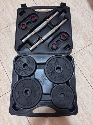 Kit Mancuernas DOMYOS 2x1kg + 2x2.2kg
