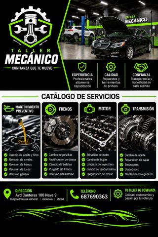 Taller mecánico reparaciónes