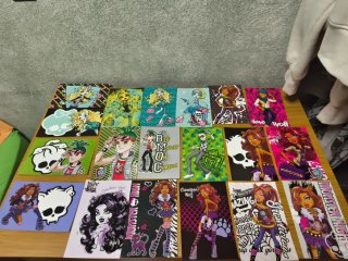 Pack de 78 Cromos Monster High Panini 2011