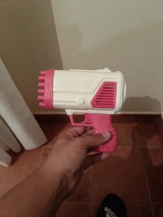 Pistola de burbujas infantil