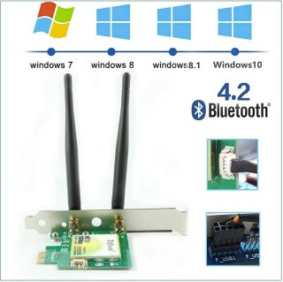 Scheda Rete Wi-Fi 5G PCI-E 1200M Bluetooth 4.2