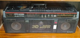 RADIO CASSETTE HITACHI SUBWOOFER 1987 CD