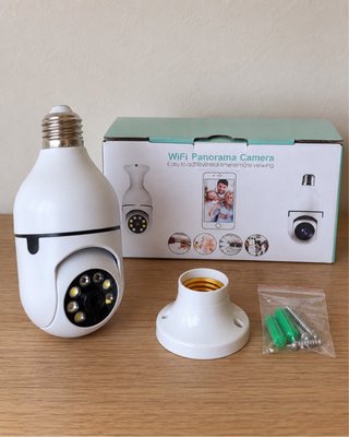 Cámara WiFi Bombilla 360° Visión Nocturna