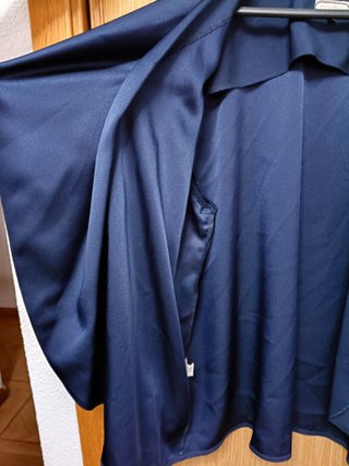 Traje de falda azul marino Modital talla XL