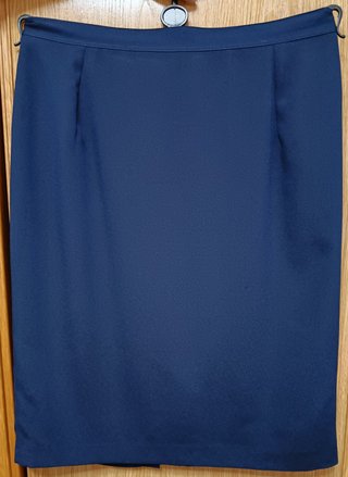 Traje de falda azul marino Modital talla XL