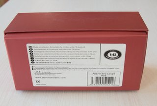 Fiat Abarth 850 Coupé Scorpione 1/43