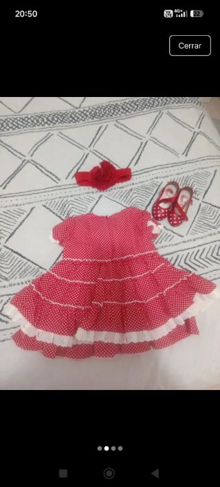 Traje de gitana para niña