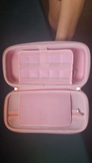 Estuche Rosa + fundas protectotas Nintendo