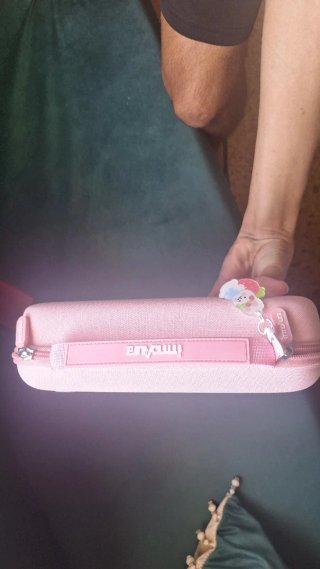 Estuche Rosa + fundas protectotas Nintendo