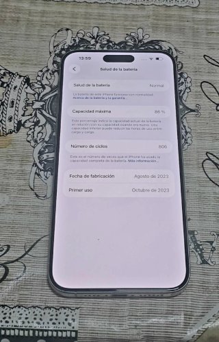 iPhone 15 Pro Max 256GB blanco