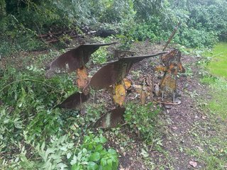 Vertedera arado bisurco para tractor pequeño