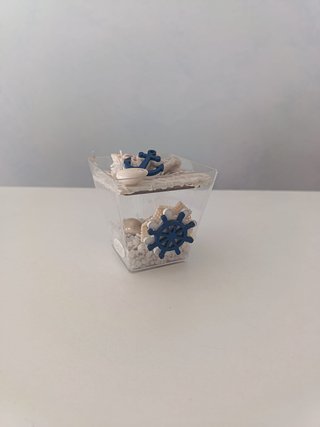 Decorazione a tema marino con ancora