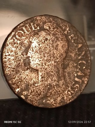 ✳️Moneda antigua Francia 1798 revolución Francesa