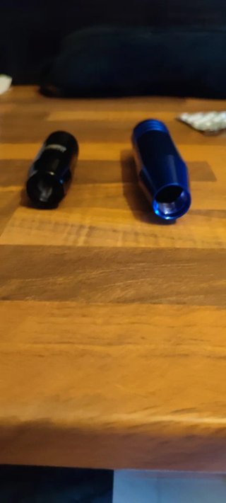 Pomo Palanca Cambios Mugen Azul y Negro