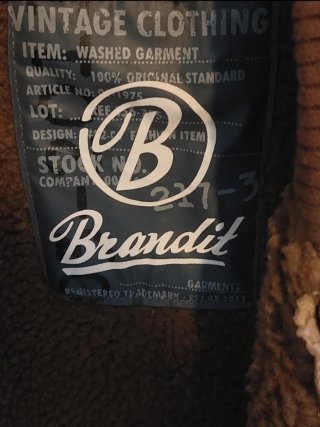 Chaqueta M65 Brandit Talla L con borrego