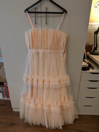 Vestido Karen Millen Tulle bandeau tiered