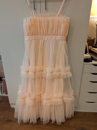 Vestido Karen Millen Tulle bandeau tiered