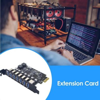 Scheda espansione 7 porte USB 3.2 PCI-E