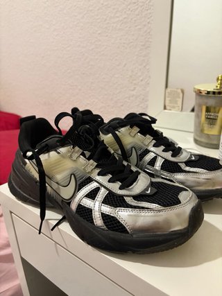 Zapatillas Nike V2K Negro/Plata