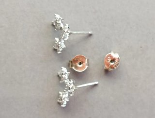 Pendientes de Plata con Estrellas.