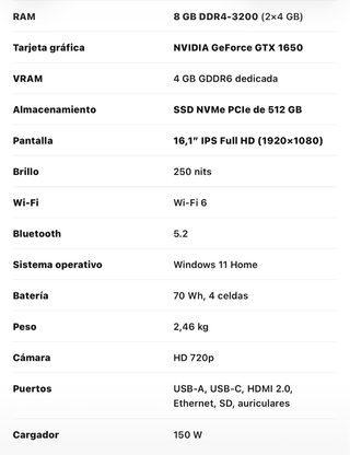 HP Victus Portátil gaming