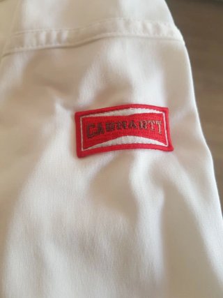 Chaqueta Carhartt Carlton Vintage Blanca Hombre