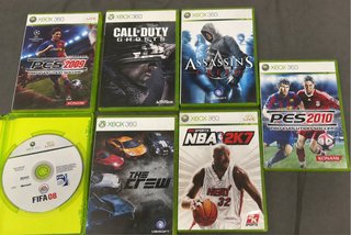 Xbox 360 + 1 mando + 7 juegos