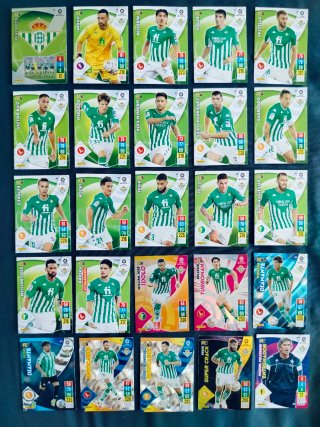 Cromos Real Betis Adrenalyn 21/22