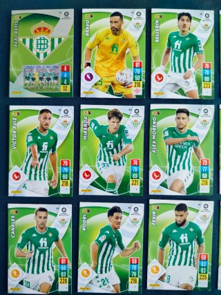 Cromos Real Betis Adrenalyn 21/22